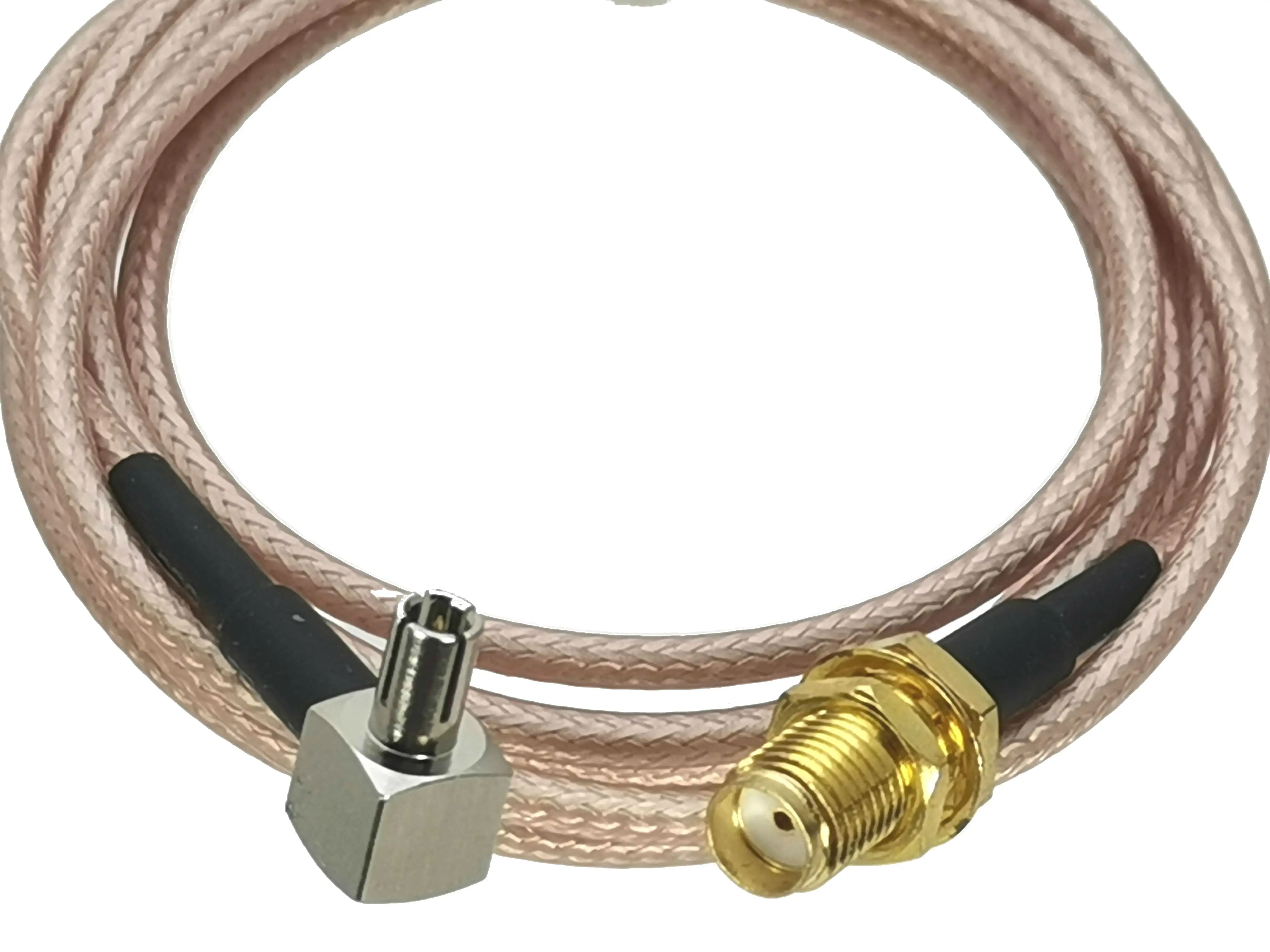 1 шт. RG316 SMA Female переборка к TS9 штекер прямоугольный разъем RF коаксиальный гибкий