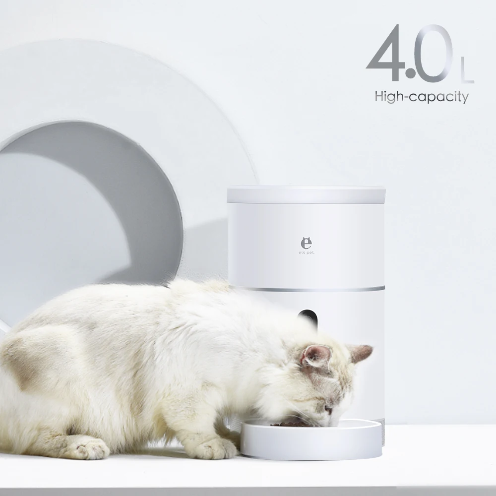 

LCD Screen Cats and Dogs Automatic Pet Feeder Bowls Cat Accessories Pet Cat Automatic Feeder Cat Bowl