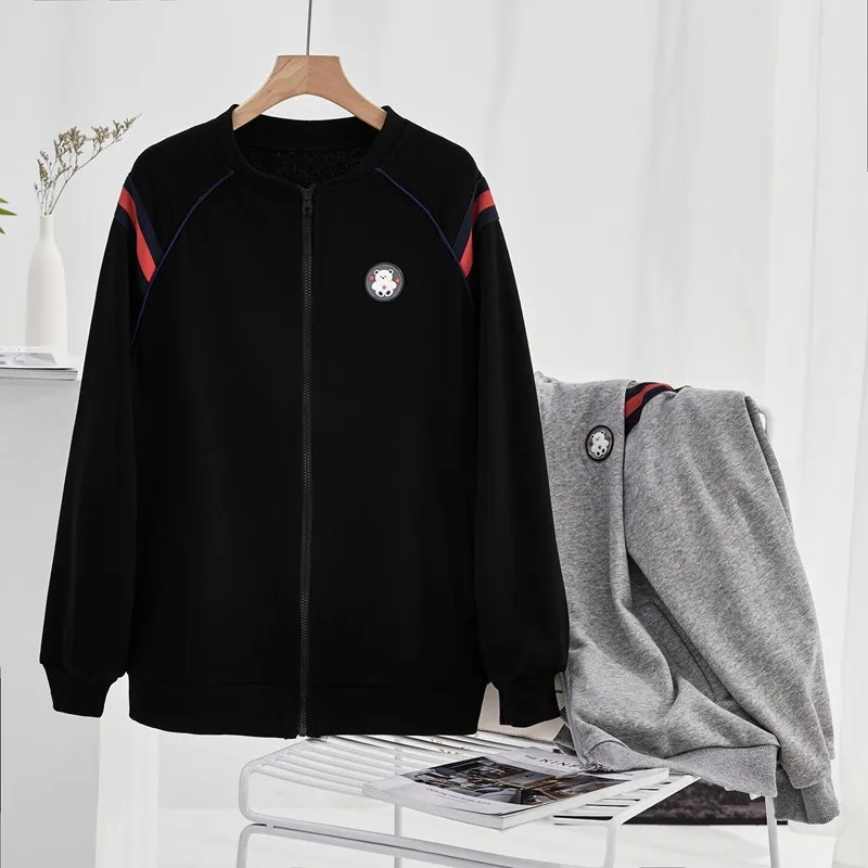 

Women's Jacket Coat Bear Autumn Thicked Outerwear Cardigan Jackets Female Harajuku Long Sleeve Korean Tops Oversize Clothing