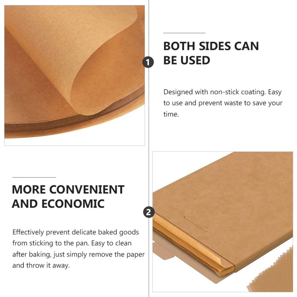

200 Pcs Practical Baking Paper Barbecue Oil Absorbing Papers Non-stick BBQ Paper