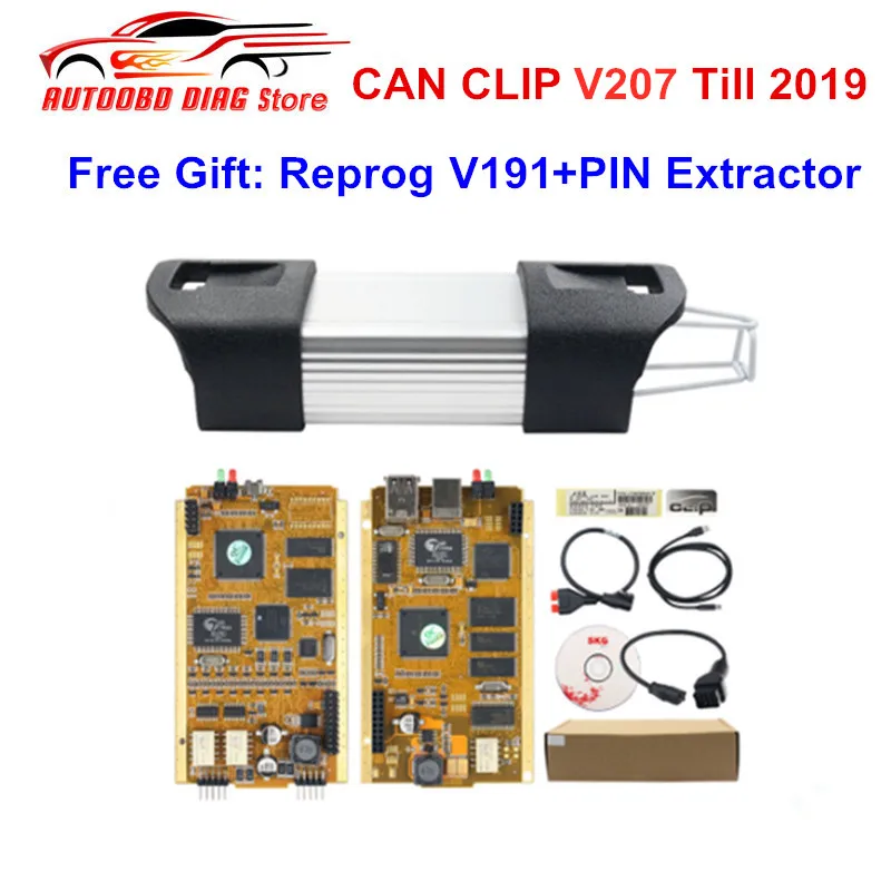 2021 CYPERSS AN2131QC AN2136SC Can Clip для Renault диагностический инструмент полный чип V207 + Reprog V191