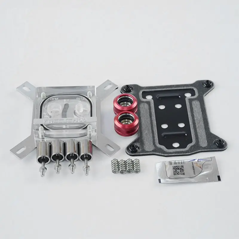 G1/4 Thread Waterblock Acrylic Copper Water Cooling CPU Radiator Heatsink Block New | Компьютеры и офис