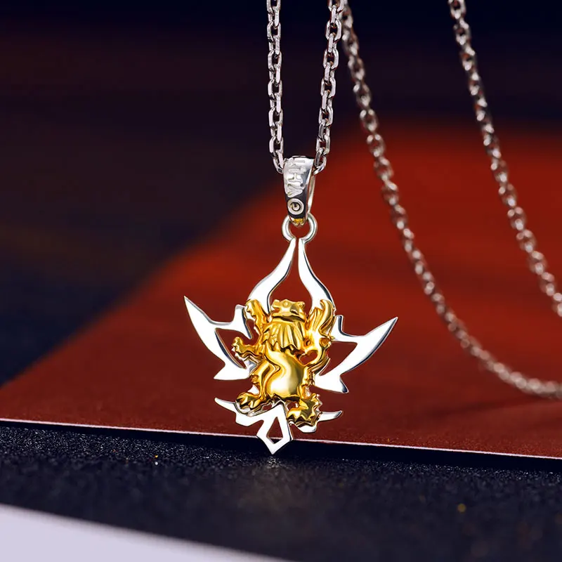 1 шт. аниме Fate/Apocrypha мультфильм Astolfo 925 Серебро кулон ожерельлье для косплея Prop