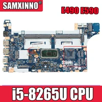 akemy for lenovo thinkpad e490 e590 notebook motherboard nm b911 cpu i5 8265u ddr4 tested 100 working fru 5b20v80725 5b20v80723