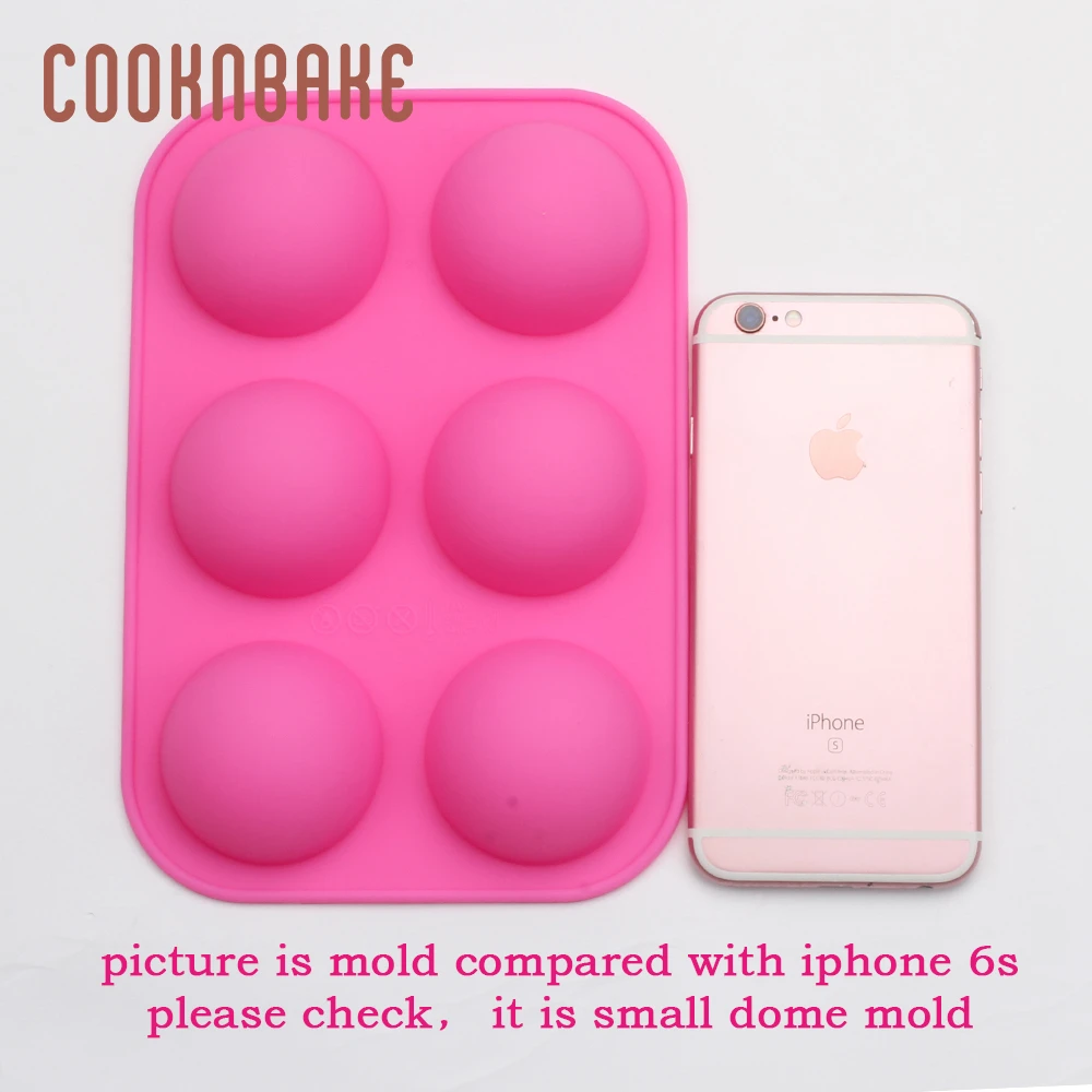 COOKNBAKE силиконовая форма для торта купольная выпечки Шоколадный пудинг 6