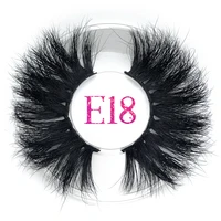 mikiwi 25mm fluffy false eyelashes thick strip long 3d mink lashes makeup dramatic long mink lashes