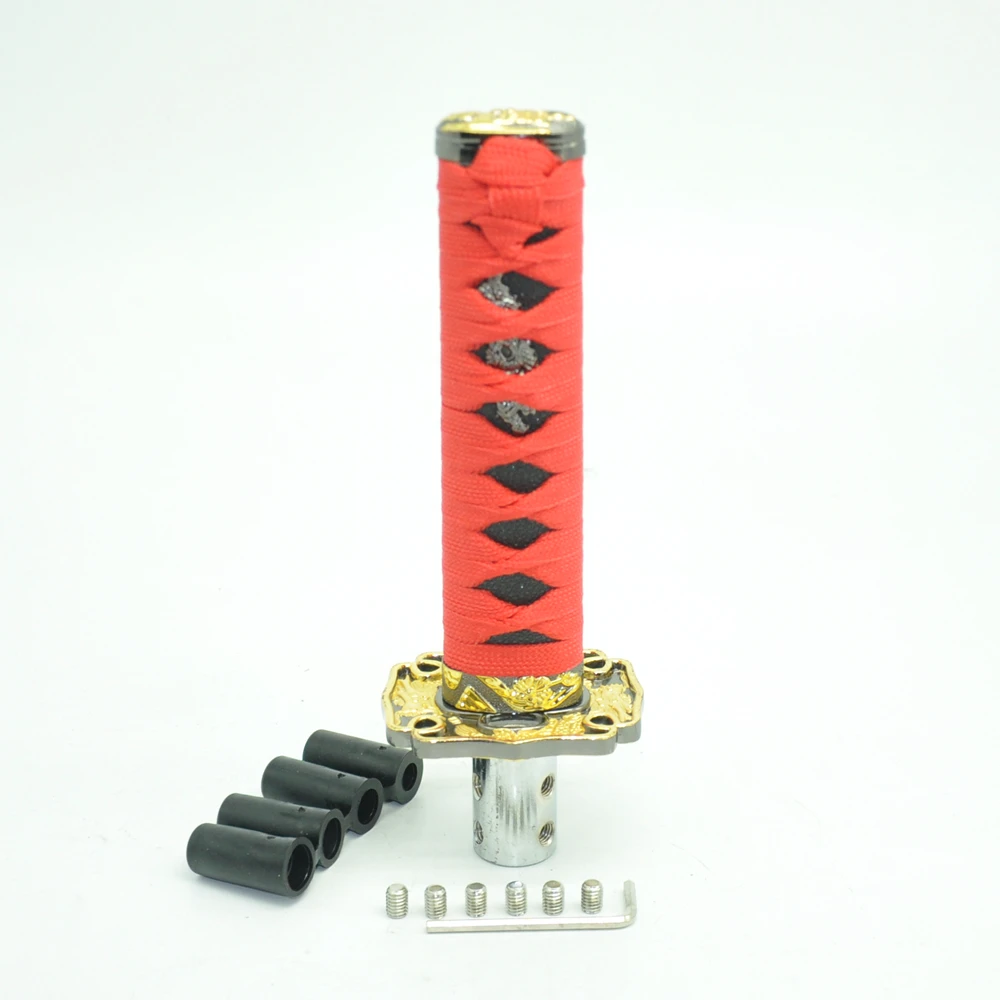 Универсальная ручка переключения передач JDM с мечом самурая 150 мм металлический