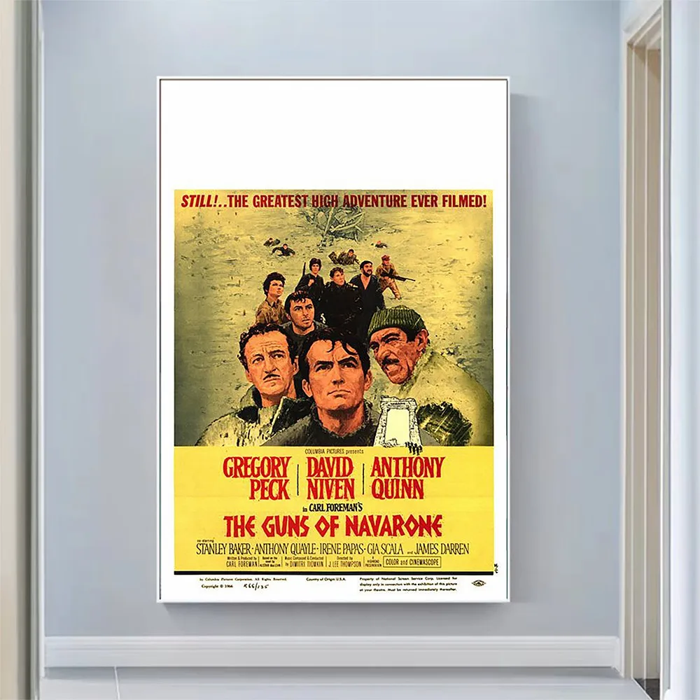 

V2080 The Guns of Navarone (2) Винтаж, классическое кино настенный Шелковый ткань HD постер художественное украшение для дома в подарок