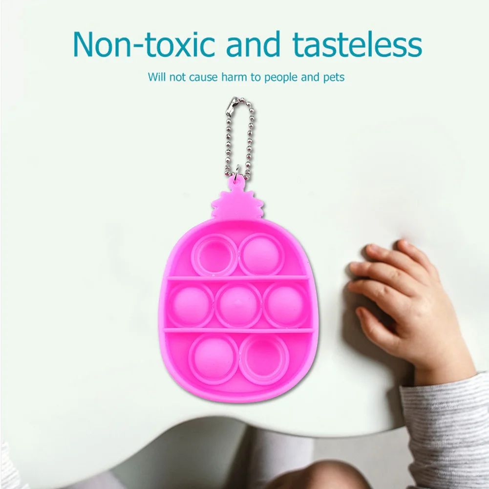Llavero sensorial para aliviar el autismo y el estr&eacute;s para ni&ntilde;os y adultos, juguete educativo antiestr&eacute;s de escritorio-2