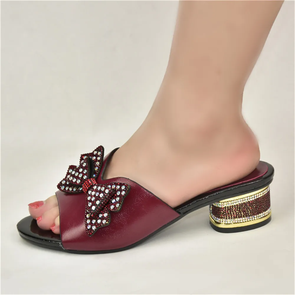 

Новые повседневные летние туфли-лодочки на высоком каблуке с бантом, Новое поступление 2021, элегантные африканские женские свадебные туфли, ...