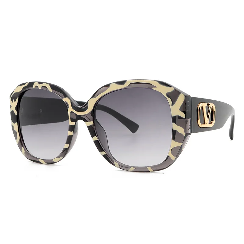 

Fashion Oval Sunglasses Men European and American Trend Women metal Parts Travel Driving Luxury Vintage Shades Oculos