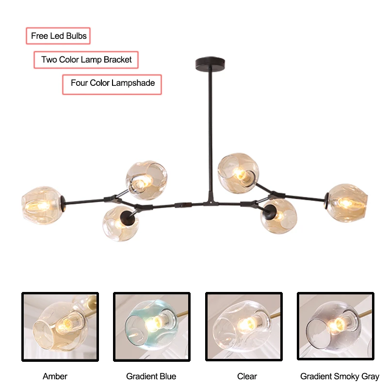 Светодиодные лампы в скандинавском стиле современная люстра для освещения