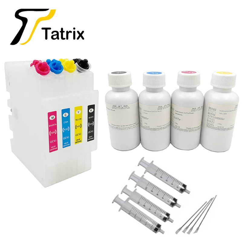 Картридж для многоразового использования Tatrix GC41 + Сублимация Ricoh. Для Ricoh SG2100 SG2010L