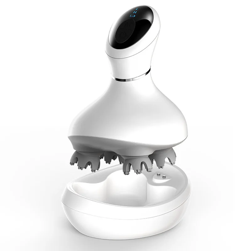 3D беспроводной водонепроницаемый Электрический массажер для головы