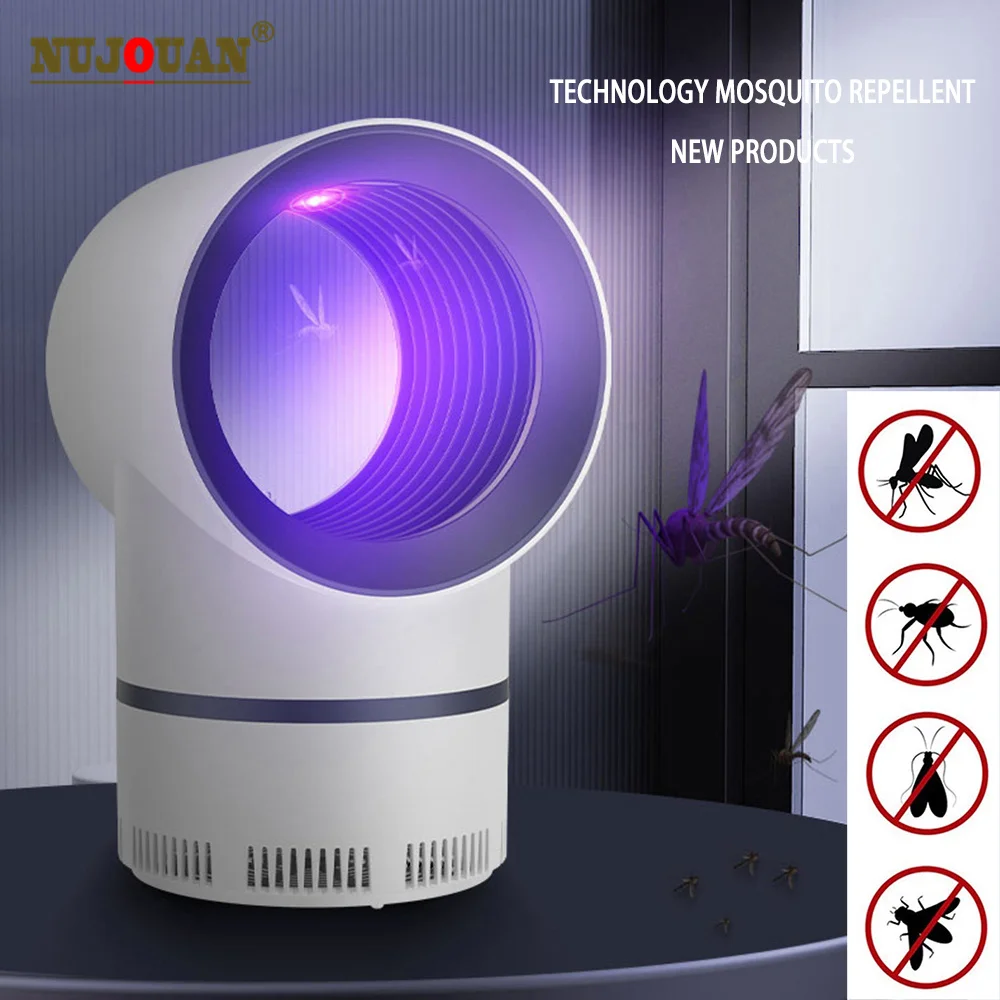 

USB Mosquito Electronic Killer LED Lamp Electrical Insect Flies Anti Lantern Fly Trap For Camping Indoor Bug Zapper Light Garden