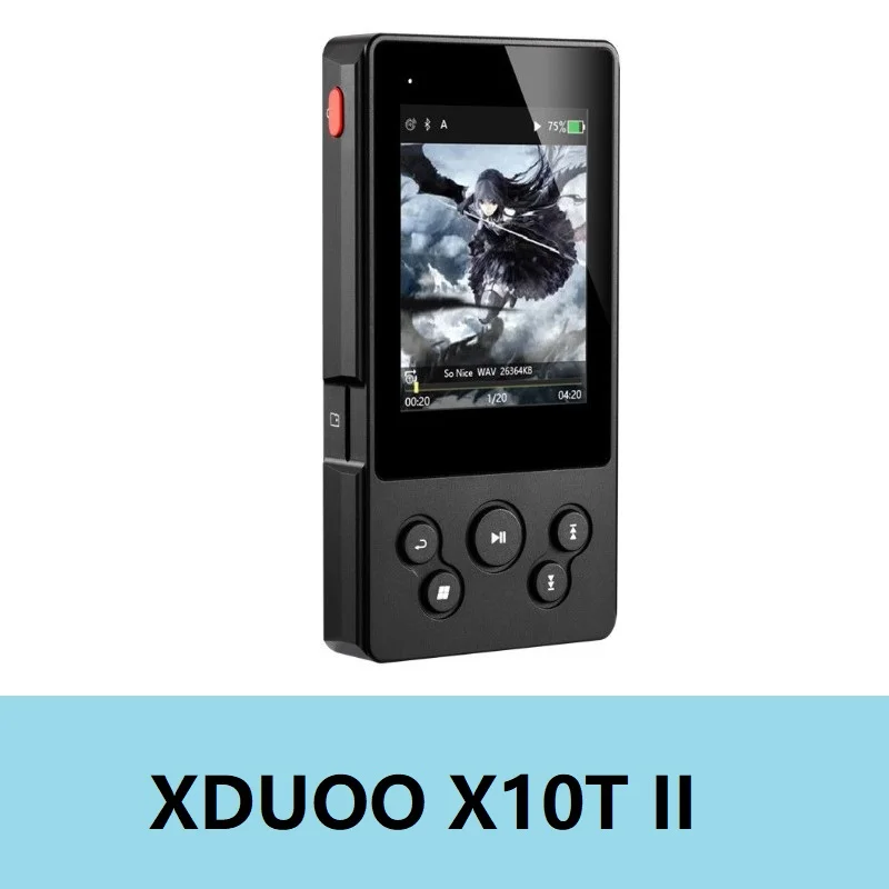 XDuoo X10T II Портативный Hifi Mp3 плеер DAC Bluetooth плеер Mp3 Hi-res без потерь Музыкальный Flac плеер Поддержка USB оптический коаксиальный - Цвет: XDUOO X10T II