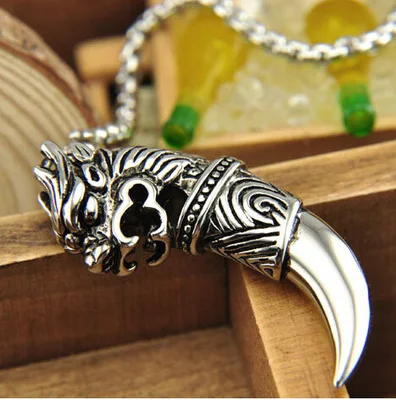 MF Jewelry2020 Единорог волк зубы подвеска в форме китайского знака зодиака ведущая