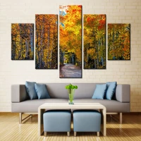 hd print on canvas painting 5 pieces modern home decor pictures for living room sunshine tree landscape postersno frame