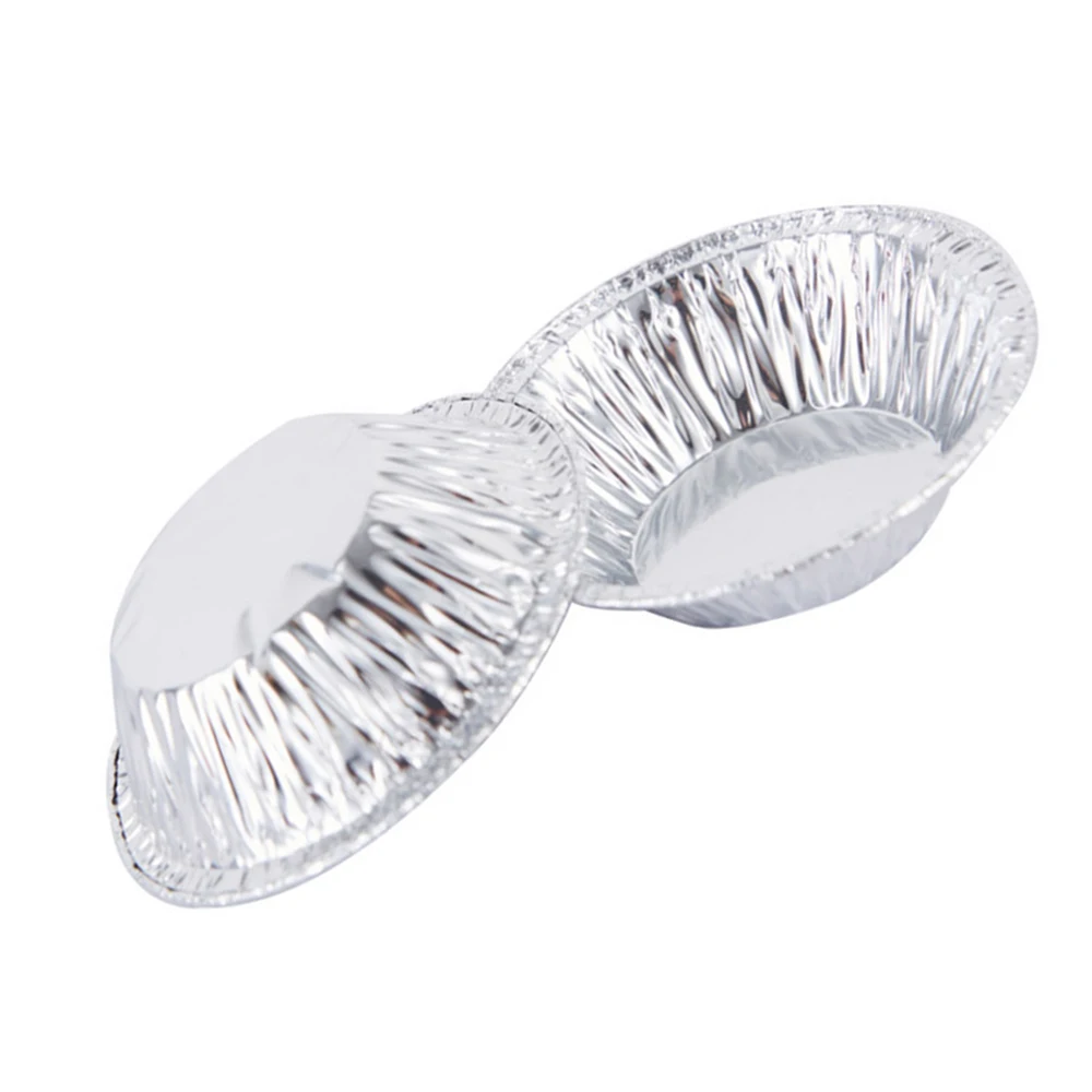 Новинка 100 шт формы для яичного пирога жестяная фольга форма кекса утолщенная