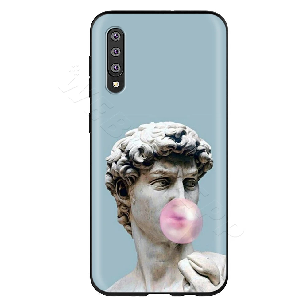 10 Webbedepp David статуи искусство чехол для samsung Galaxy S7 S8 S9 S10 Edge Plus Note 10 8 9 A10 A20 A30 A40 A50 A60 A70 - Цвет: 10