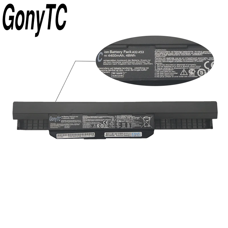 Оригинальный аккумулятор для ноутбука Asus A32 K53 A42 A31 A41 K53u A43 A53 K43 K53S X43 X44 X53 X54 X84 X53SV X53U