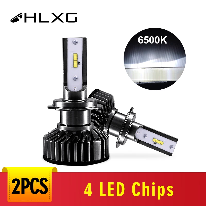 Супер яркий 360 градусов диод H7 светодиодный головной светильник Turbo H4 9005 HB3 9006 HB4 9003