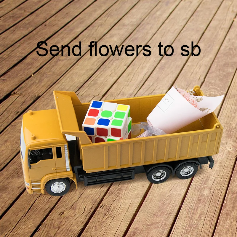 rc инженерный грузовик с диста