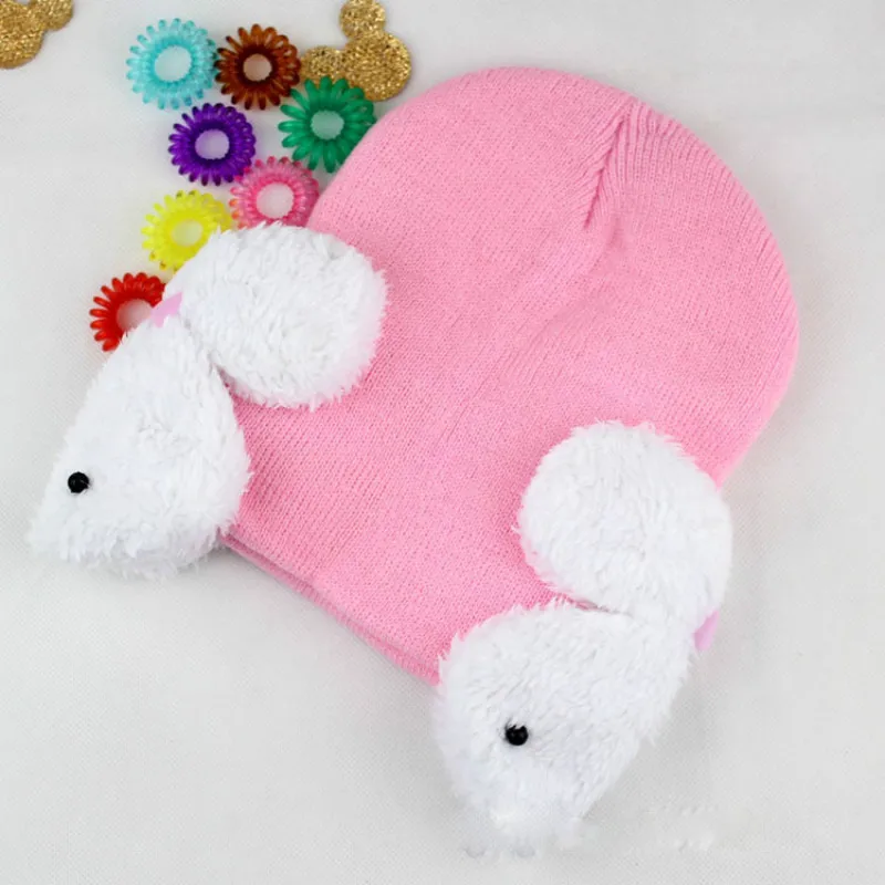 Милая зимняя детская шапка вязаные крючком шапки для младенцев мальчиков и