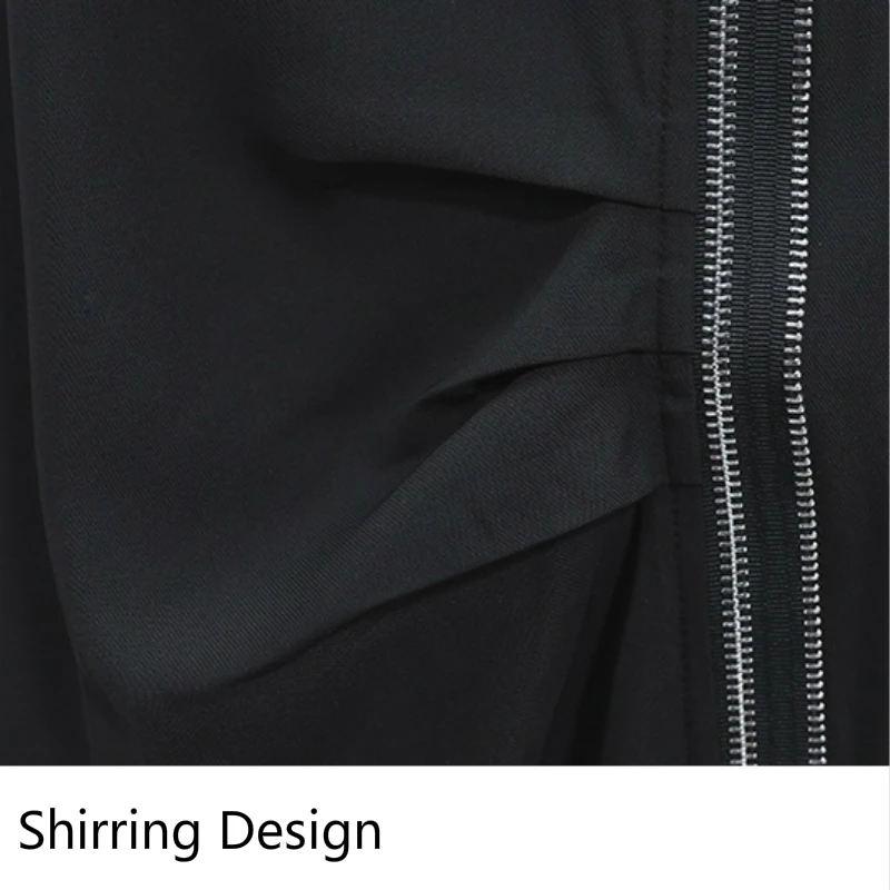 Женское длинное платье в стиле Харадзюку черное повседневное свободное с