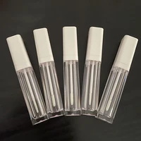 100pcs 6 5ml empty lip gloss tubes with wand lip gloss containers refillable lip gloss bottles clear lip balm containers