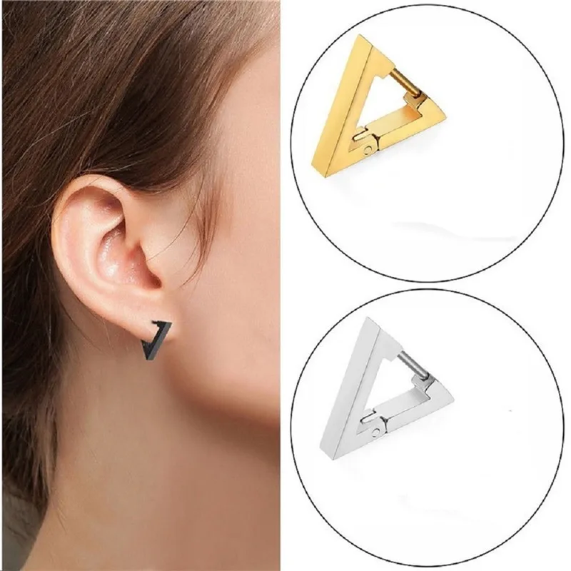 Модные серьги-гвоздики в стиле унисекс панк-рок медные серьги для мужчин и женщин