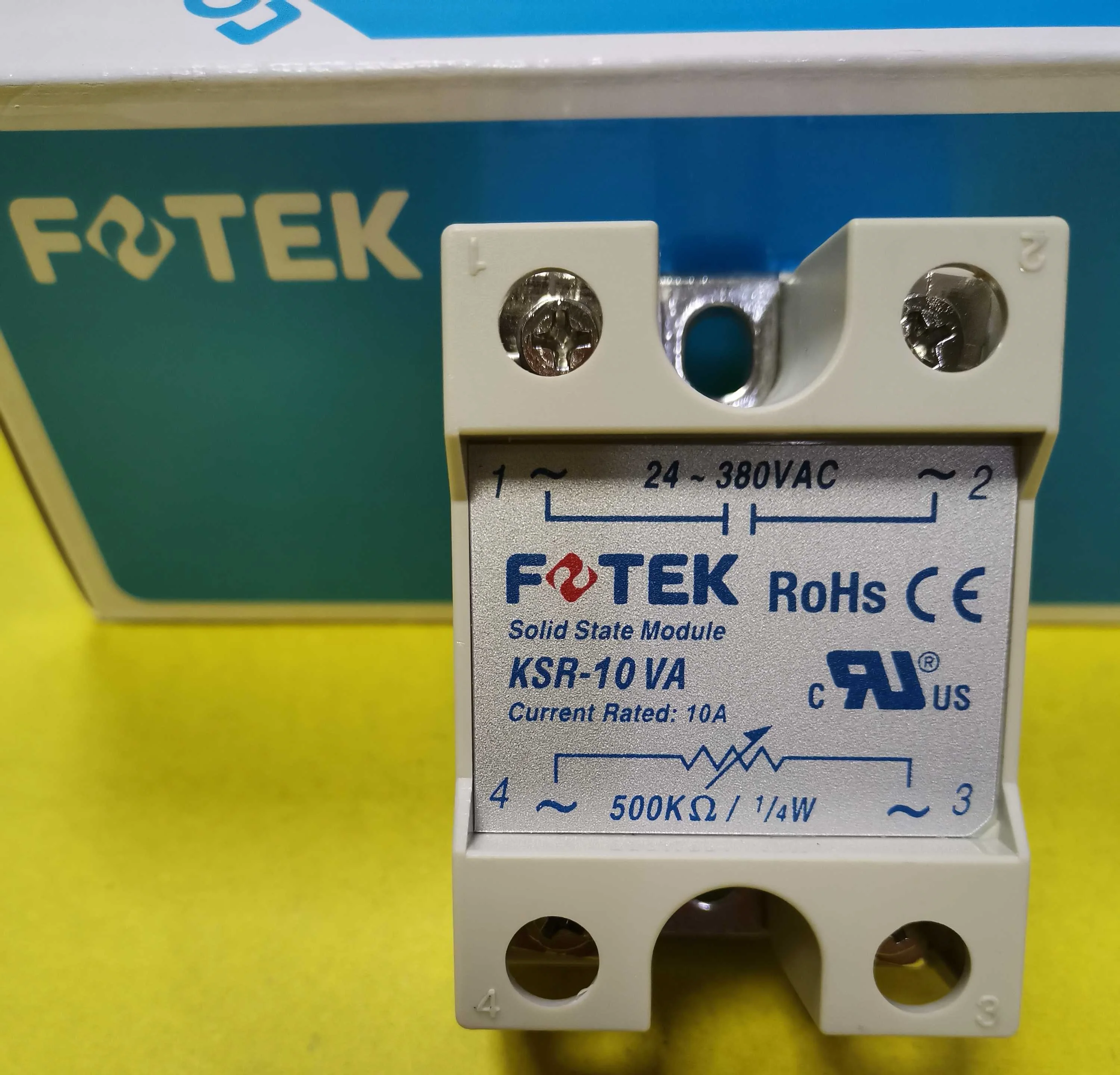 

KSR-10VA New original Taiwan FOTEK SCR module economical solid state relay