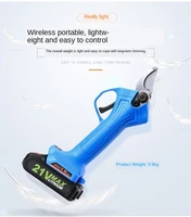 gardening electric scissors pruning branches charging mode trees large opening lightweight wireless detachable alloy steel quick