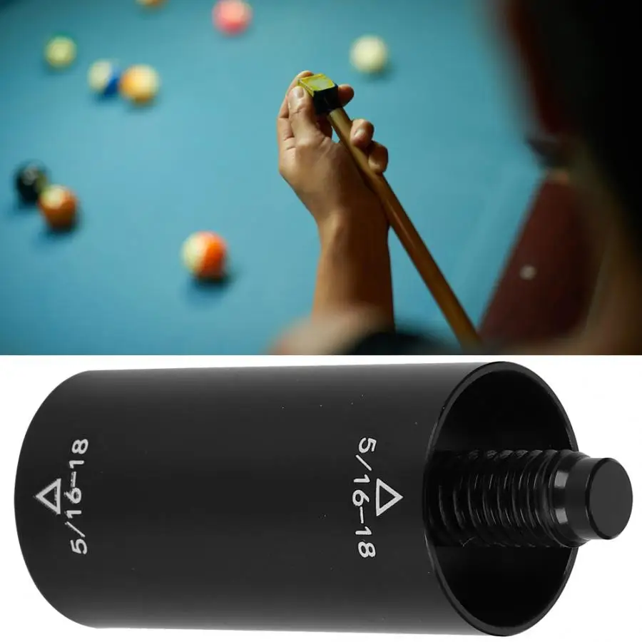 Алюминиевый черный Новый профессиональный портативный красивый бильярдный кий