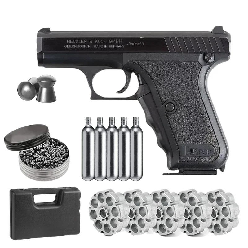 

64 pistol air gun, 5 pieces of 2 carbon dioxide bullets and a pack of 500 carat lead bullets, home decoration metal wall sign