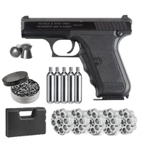 64 pistol air gun 5 pieces of 2 carbon dioxide bullets and a pack of 500 carat lead bullets home decoration metal wall sign