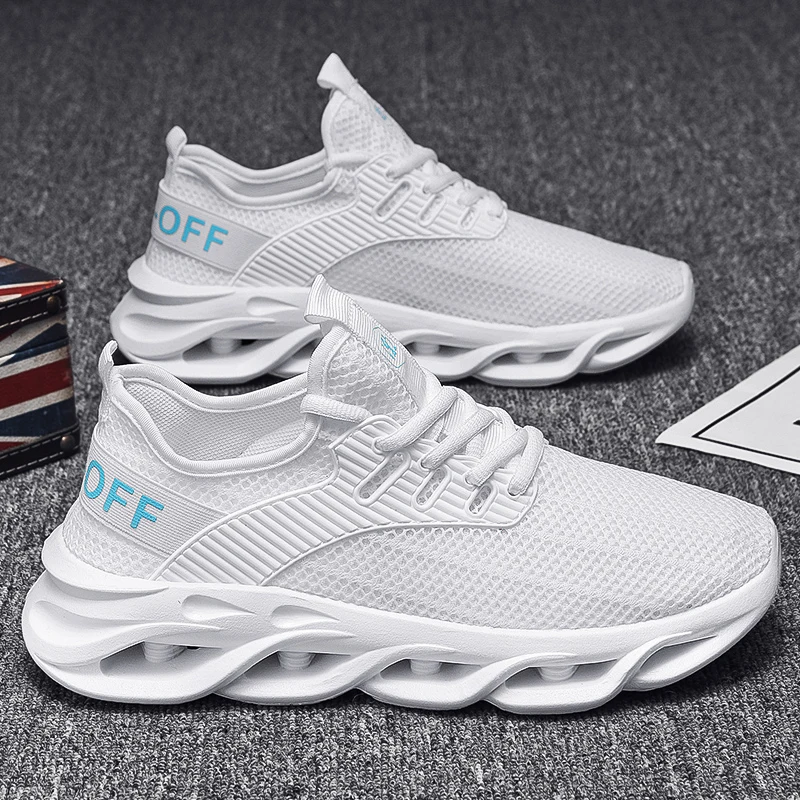 

New 2021 Men Running Shoes Breathable Outdoor Sports Shoes Lightweight Sneakers for Women Comfortable Athletic Training Footwear