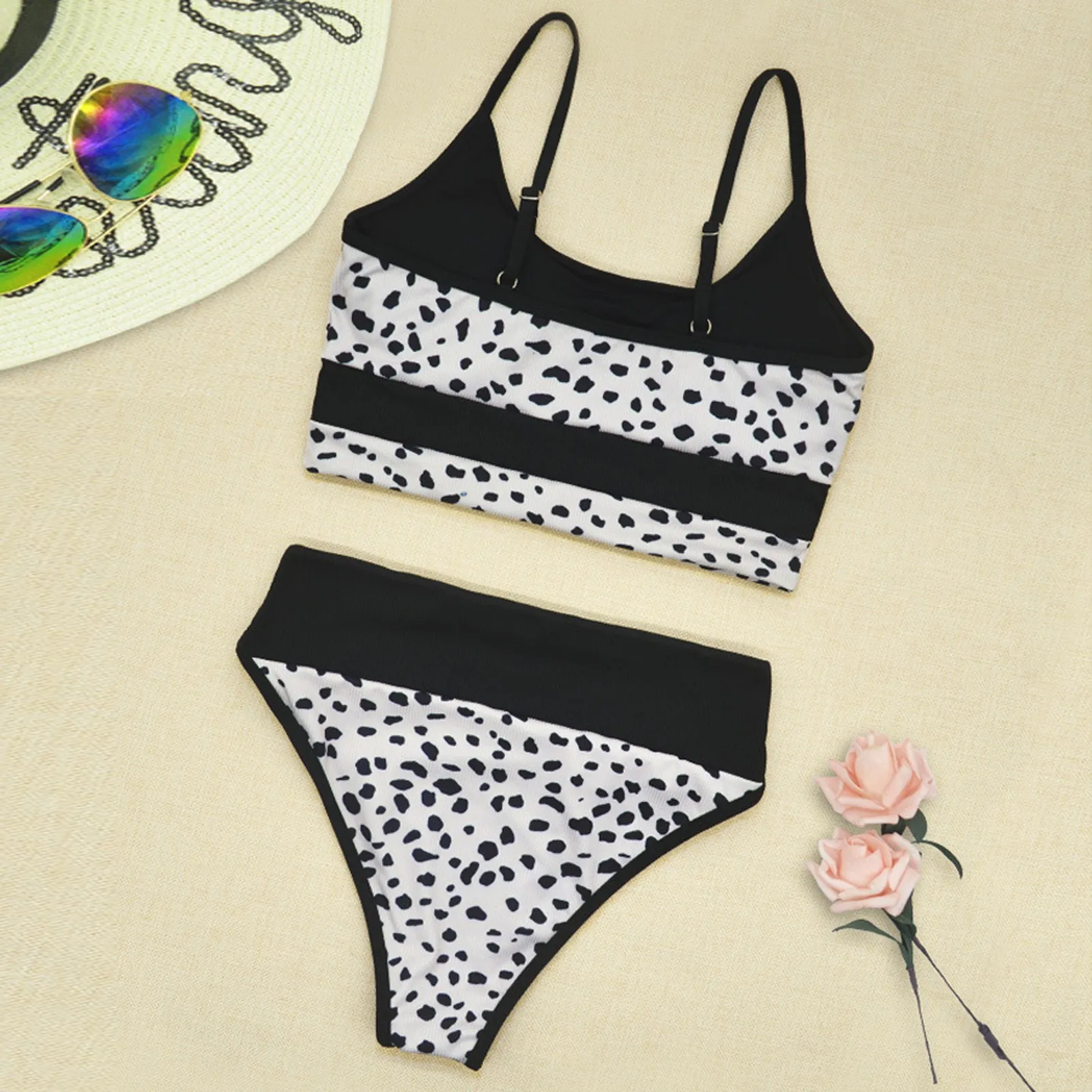 

40# Push Up Sexy Bikini Set Women Floral Print Swimwear Bathing Suit Micro Swimsuit Female Swimming Suit Bandage Swimsuit