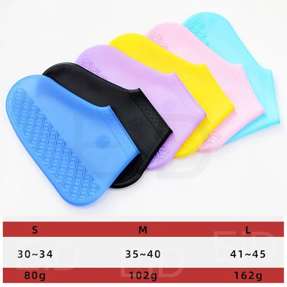 EiD practical Reusable Silicone Waterproof Rain Shoe Cover durable Outdoor Rainproof Hiking Skid-proof Cycling Sport Shoe Cover