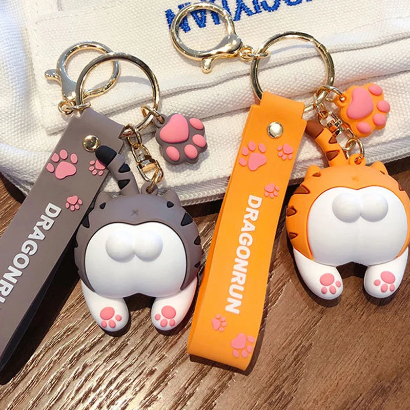 Озорной забавный кот попка брелок INS креативный Мультфильм школьная сумка