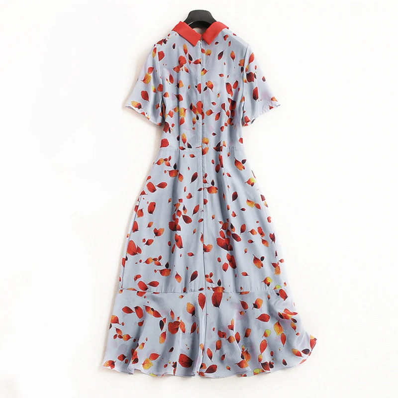 AELESEEN 2019 Новые Модные осенние европейские винтажные платья женские элегантные с