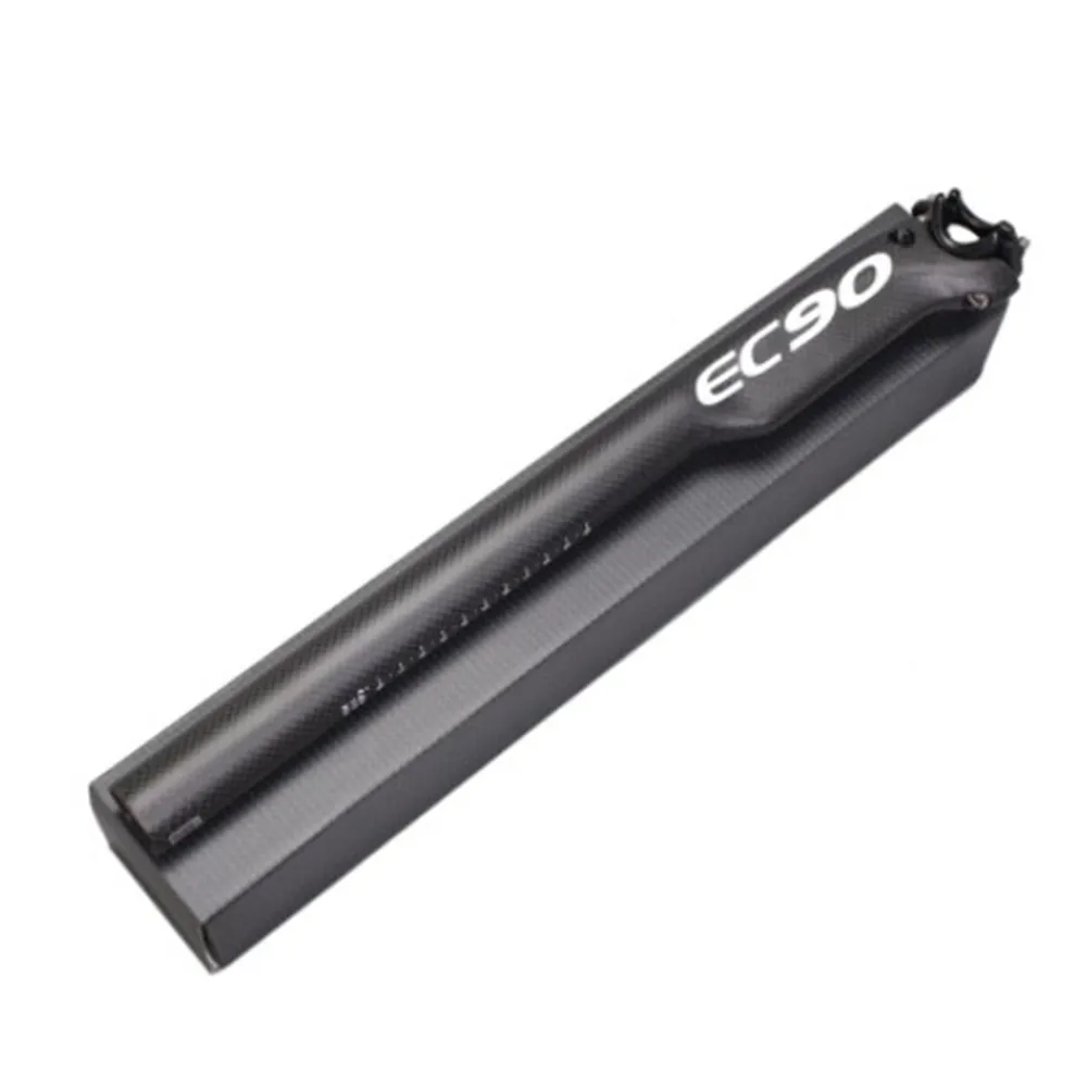 

EC90 Full Carbon Fiber Bicycle seatpost glossy MTB 3K Road Bike Seatposts 27.2/30.8/31.6*350/400 Breaking wind Seat post