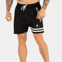 2019 new mens shorts joggers casual fitness clothing bodybuilding summer printing shorts men linen short masculino sport homme
