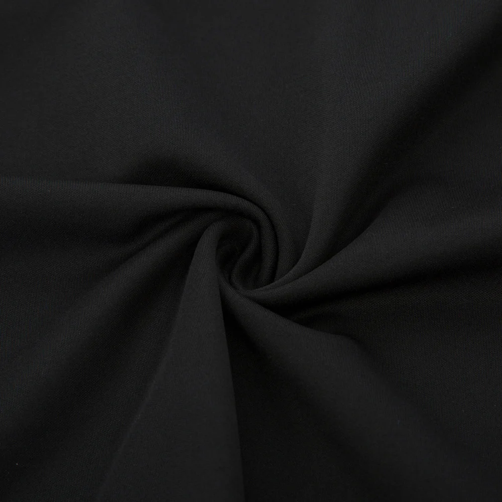 Liumilac Для женщин черные на шнурке приталенное платье с длинным рукавом воротником