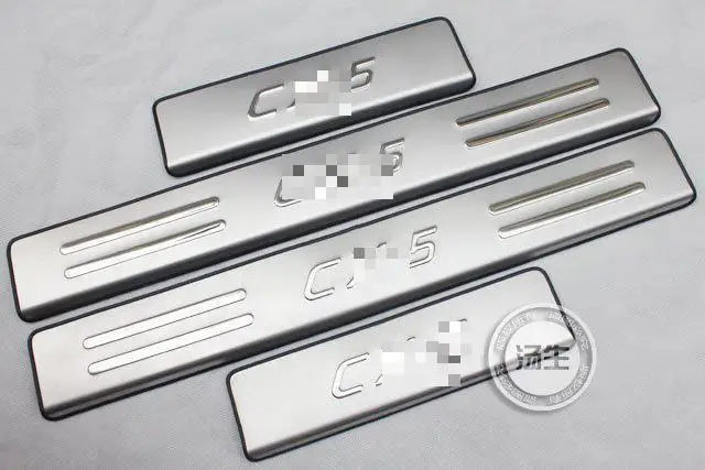 Высокое качество Тюнинг автомобилей 4 шт. нержавеющая сталь подоконная Накладка