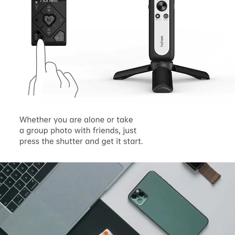 Стабилизатор Hohem iSteady X2 / V2 для смартфона Ручной с дистанционным управлением