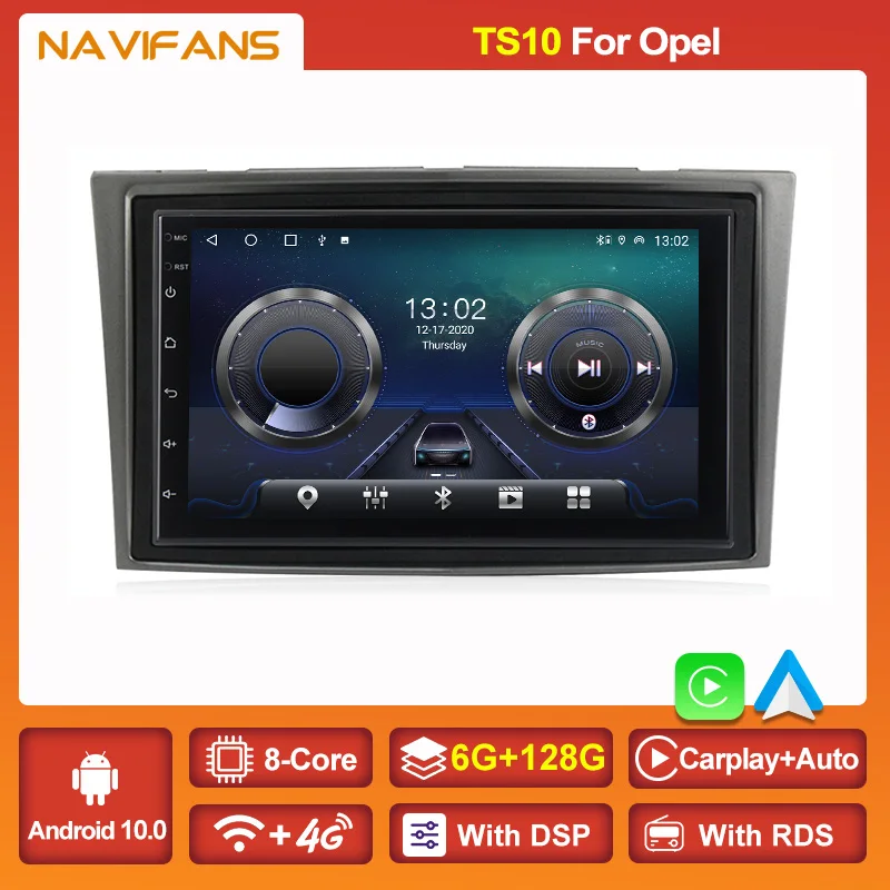 

Автомагнитола на Android 11 для Opel Astra H J 2004 Vectra Vauxhall Antara Zafira Corsa C D Vivaro Meriva Veda, мультимедийный плеер BT