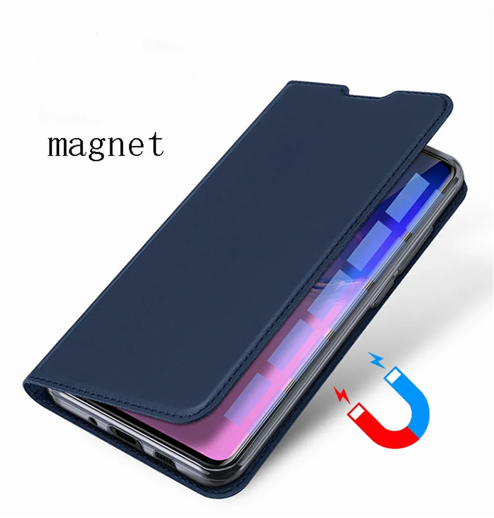 Plain Case For Huawei Honor 10i 9C 9A 30S 9S 9X 20 Pro 10 Lite 20S 8A 8S Prime 8X Magnetic Ultra Thin Leather Flip Book | Мобильные