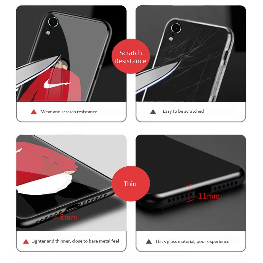Чехол из закаленного стекла для iPhone 11 Pro 12 Mini 7 8 XR X 6 6S Plus XS Max Samsung A51 A50 Redmi Note 9S |