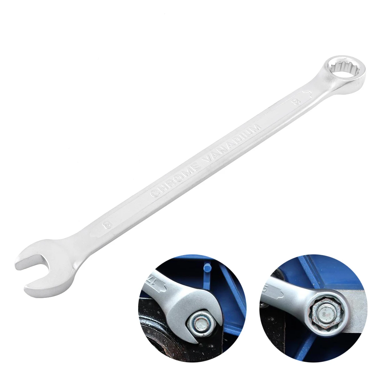Комбинированный гаечный ключ с храповым механизмом двухконцевой инструмент для
